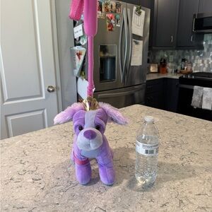 Purple Plush walking stick Dog Toy